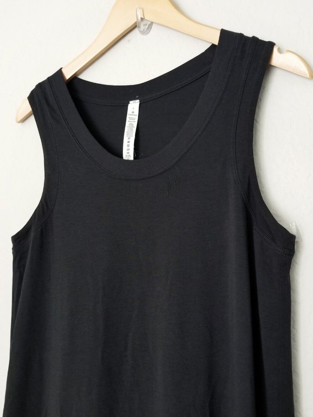 Lululemon All Yours Midi Tank Dress Black 6 Vitasea Athleisure Minimalist $98 - Picture 7 of 16